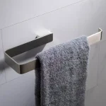 KRAUS Stelios Brushed Nickel Towel Ring - Solid Brass Hand Towel Holder thumbnail 2