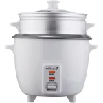 Brentwood Appliances TS-600S 5-Cup White Rice Cooker and Food Steamer, 400W thumbnail 1