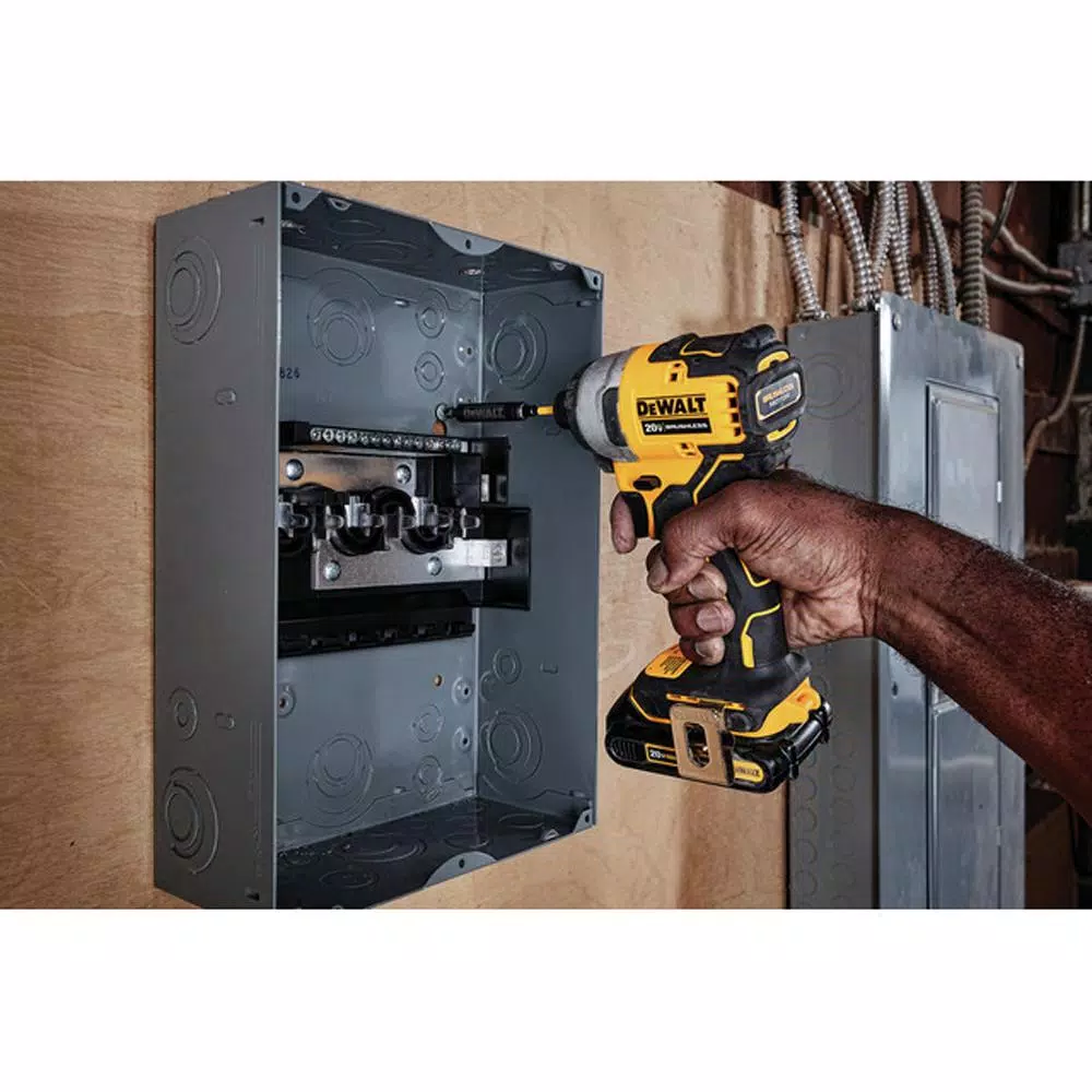 DEWALT 20V MAX ATOMIC Brushless 1/4 in. Compact Impact Driver Kit with ToughSystem Case