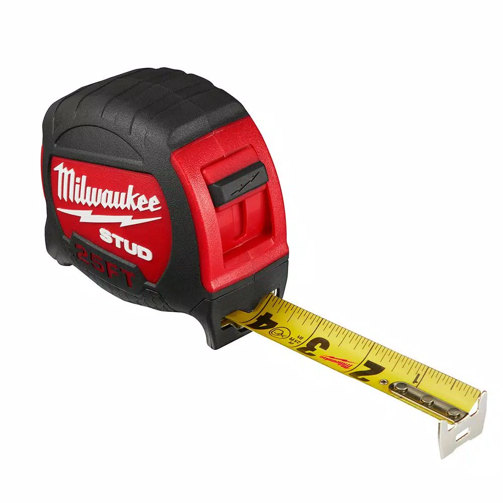 Milwaukee M12 12V Lithium-Ion Cordless 1/4 in. Hex Screwdriver Kit with Two 1.5Ah Batteries and 25 ft. Tape Measure