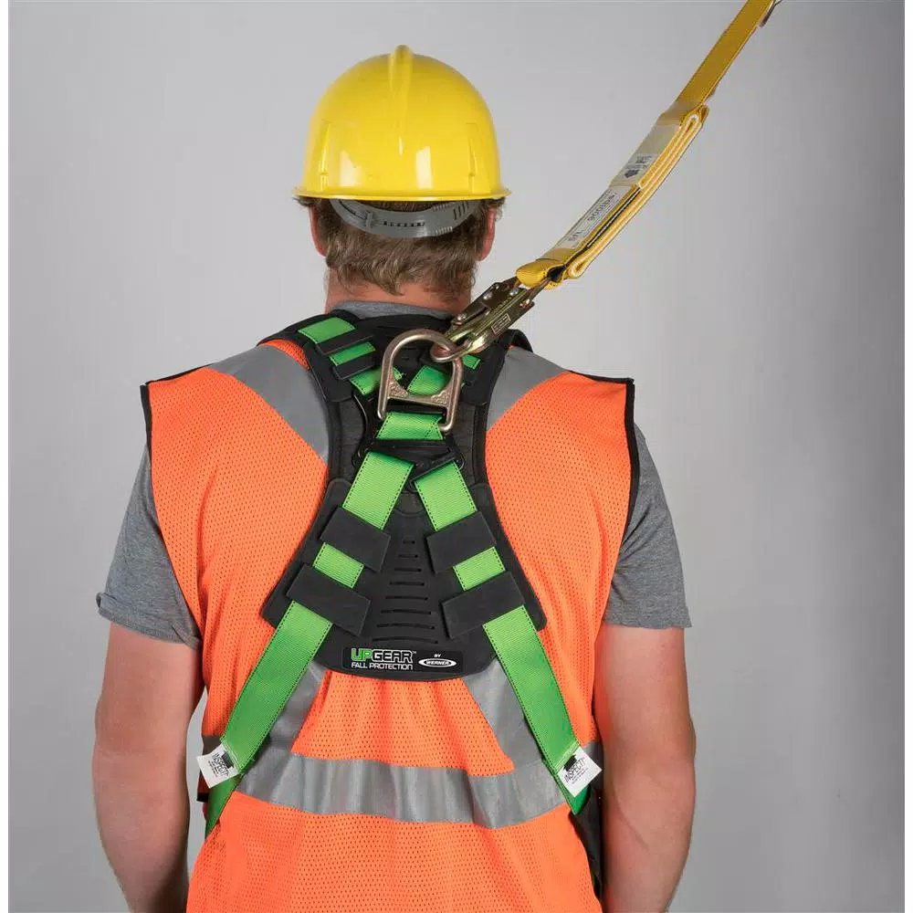 WERNER UpGear H513002 Easy-Wear Safety Harness - Green, One Size