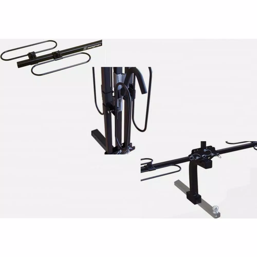 Swagman Traveler XCS2 2-Bike Folding RV Bike Rack for 2 in. Towing Receiver