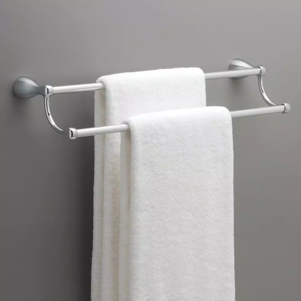 Delta Foundations 24 in. Double Towel Bar, Polished Chrome