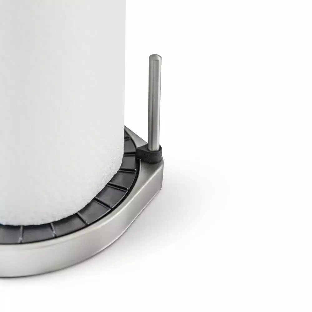 Umbra Spin Click N' Tear Paper Towel Holder, Black Nickel
