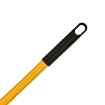 Alpine Industries 10 in. Angle Broom with Fiberglass Handle, Yellow (3-Pack) thumbnail 5