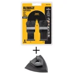 DEWALT 8-Piece Oscillating Tool Accessory Set with Sanding Pad and Cutting Blades thumbnail 1