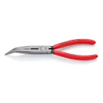 KNIPEX 8 in. Angled Long Nose Pliers with Cutter, 40° Bent Snipe Nose Side Cutting Pliers thumbnail 1