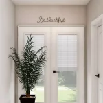 Lavish Home Be Thankful Metal Cutout Wall Decor Sign, Black Farmhouse Style thumbnail 5