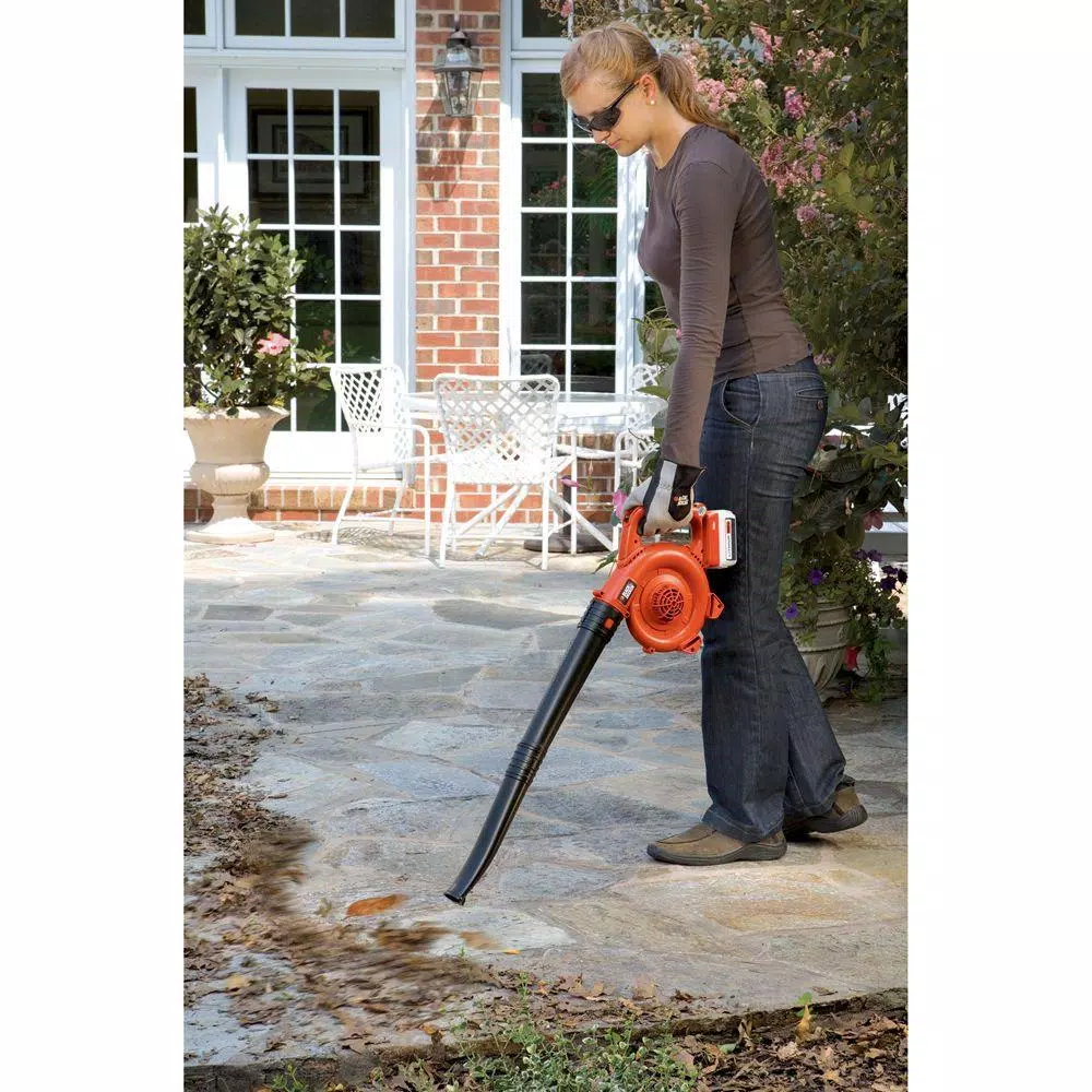BLACK+DECKER 40V MAX Cordless Handheld Leaf Sweeper, 120 MPH, 90 CFM (Tool Only)