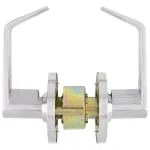 Universal Hardware Heavy Duty Passage Door Lever, Satin Chrome, ANSI Grade 2 thumbnail 6