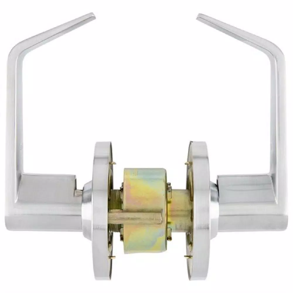 Universal Hardware Heavy Duty Passage Door Lever, Satin Chrome, ANSI Grade 2
