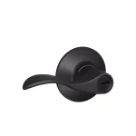 Schlage Accent Matte Black Keyed Entry Door Lever, ANSI Grade 1 thumbnail 1