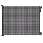 Perma Child Safety Extra-Tall and Extra-Wide Outdoor Retractable Gate, 41 in. H x 71 in. W, Black thumbnail 1