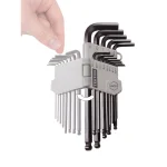 TEKTON 13-Piece Long Arm Ball End Hex Key Wrench Set, SAE Inch Sizes thumbnail 5