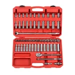 TEKTON 58-Piece 1/2 in. Drive Socket Set, 3/8-1 in. and 10-24 mm SAE/Metric thumbnail 1