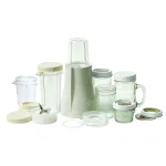 Tribest PB-350 Mason Jar Personal Blender, 16 oz, Cream thumbnail 1