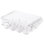 interDesign Fridge Binz 12 Egg Holder Clear Plastic Refrigerator Storage Container thumbnail 1