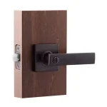 Copper Creek Craftsman Remi Tuscan Bronze Privacy Lever for Bedroom and Bathroom thumbnail 2