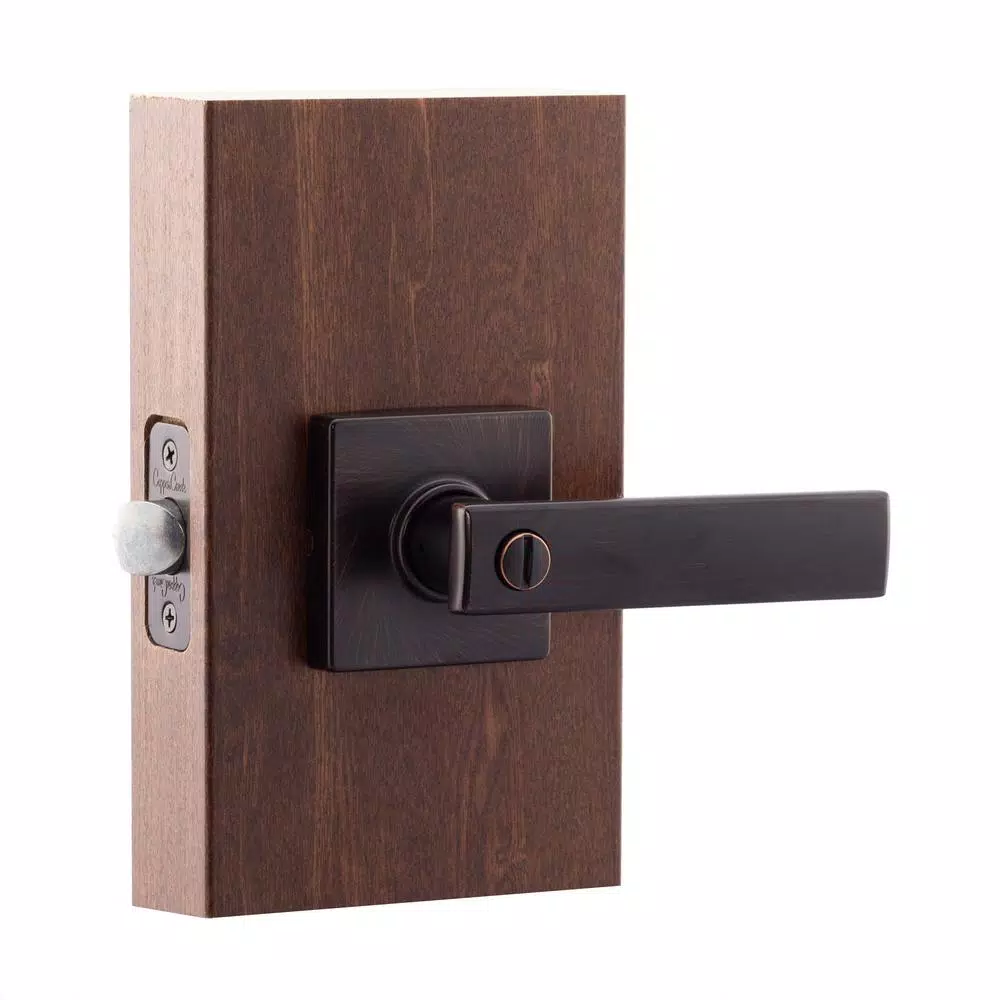 Copper Creek Craftsman Remi Tuscan Bronze Privacy Lever for Bedroom and Bathroom