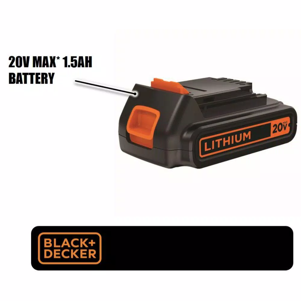 BLACK+DECKER 20V MAX 1.5Ah Lithium-Ion Battery Pack