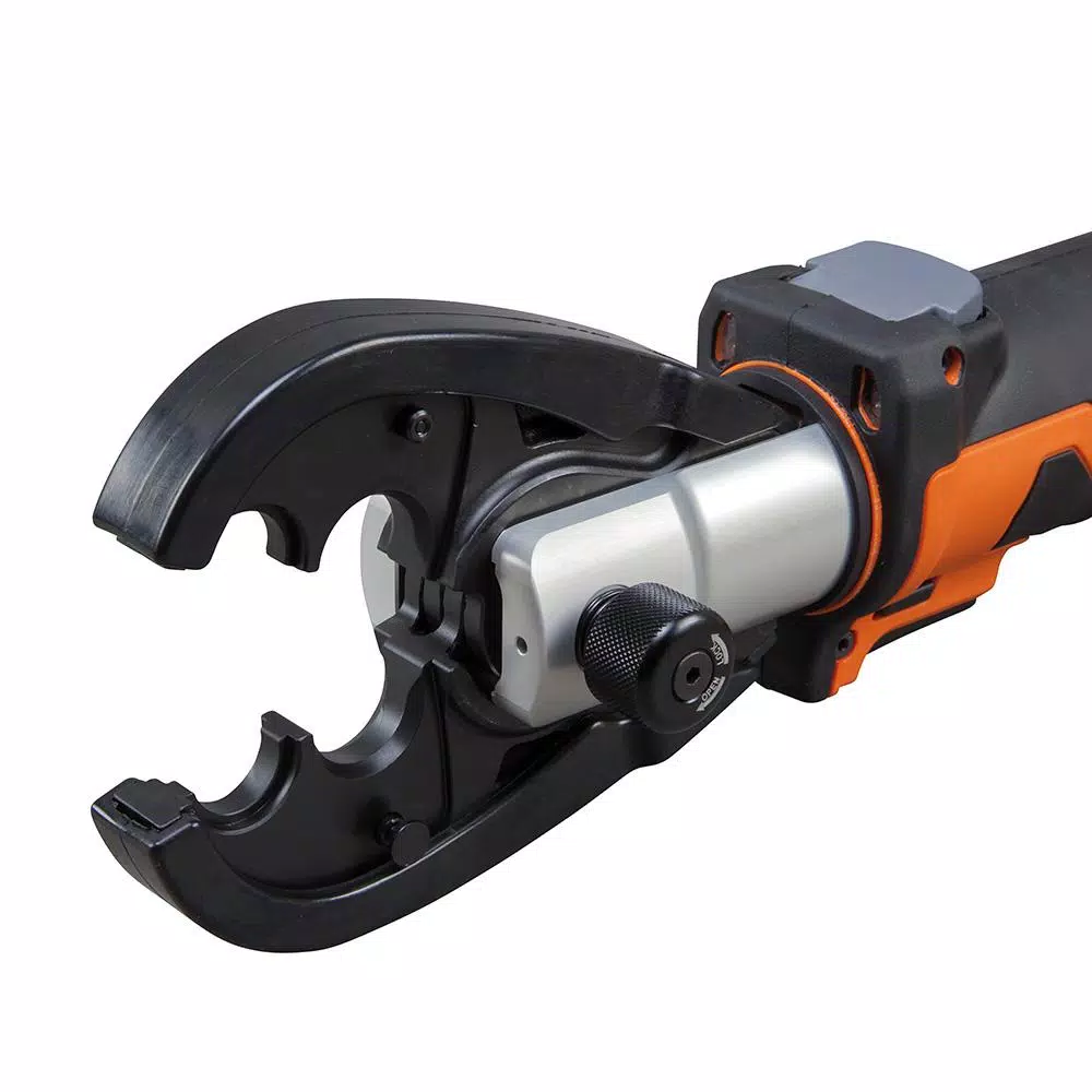 Klein Tools Battery-Operated O Plus Die Head Crimper Kit with 20V Dewalt Batteries