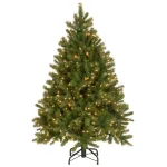 National Tree Company 4.5 ft. Downswept Douglas Fir Artificial Christmas Tree with 450 Clear Lights thumbnail 1