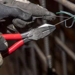 Klein Tools 9 in. Aggressive Knurl Ironworker's Pliers for Rebar Tie Wire thumbnail 11