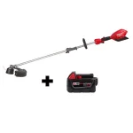 Milwaukee M18 FUEL 18V Cordless Brushless String Trimmer w/ QUIK-LOK & 5.0 Ah Battery thumbnail 1