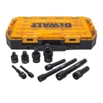 DEWALT DWMT74741 10-Piece Impact Accessory Set, 3/8 in. and 1/2 in. Drive thumbnail 1