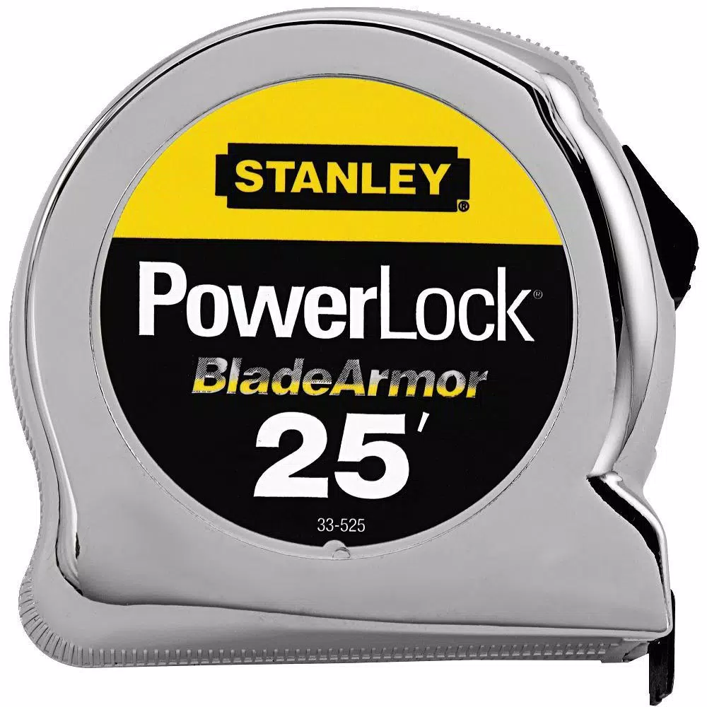 STANLEY PowerLock 25 ft. x 1 in. Tape Measure with Blade Armor Coating