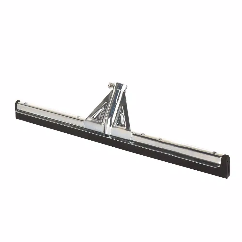 Alpine Industries 30 in. Professional Dual Moss Rubber Floor Squeegee - Black
