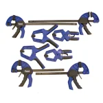 Yost 8-Piece Heavy Duty Clamp Set with Bar, Spring, and Ratchet Clamps thumbnail 1