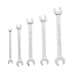 Klein Tools 5-Piece Open-End Wrench Set, Alloy Steel, Chrome-Plated thumbnail 3