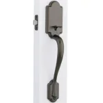 Kwikset Arlington Venetian Bronze Passage Lever and Hancock Knob Set thumbnail 4