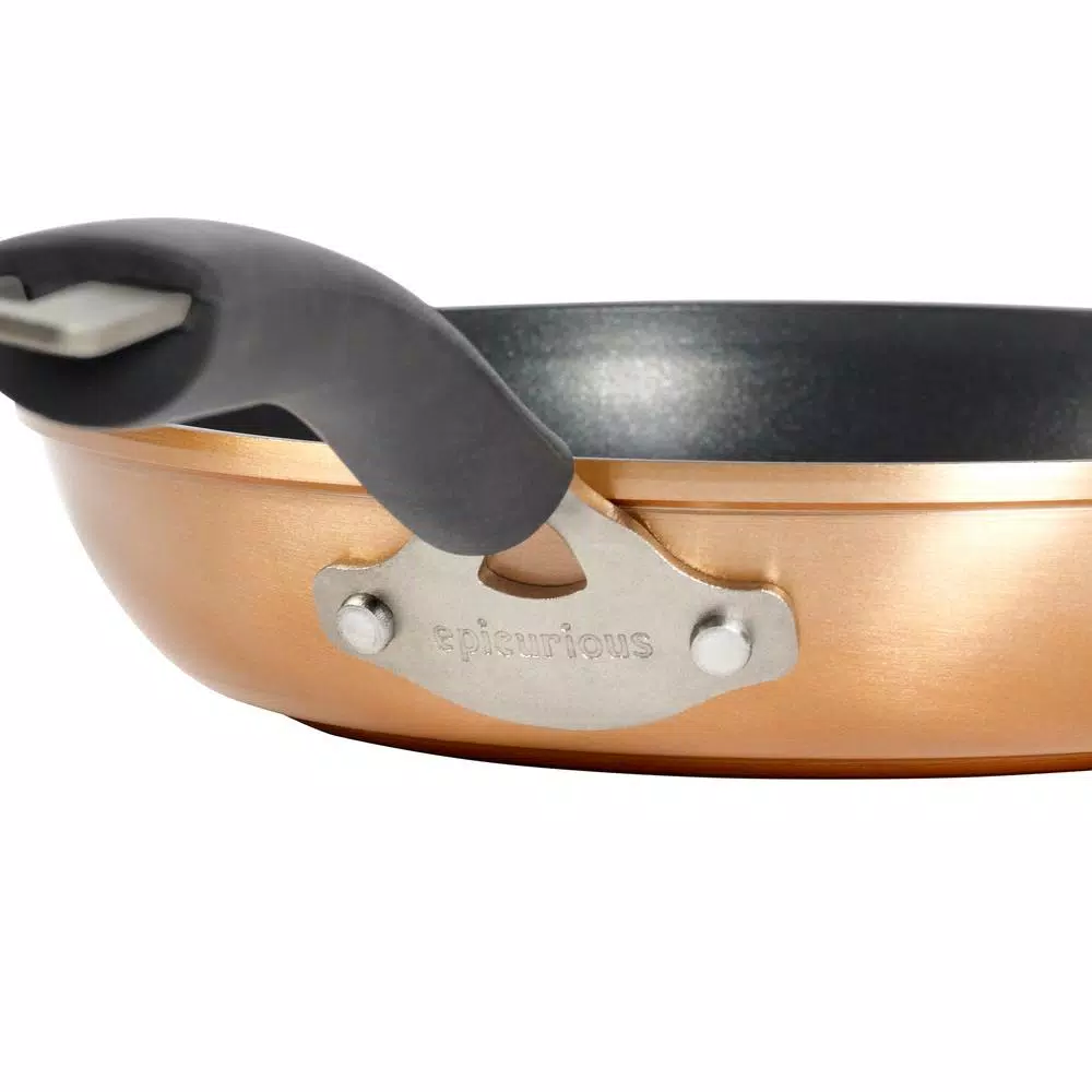 Epicurious 10 in. Hard-Anodized Aluminum Nonstick Frying Pan, Copper