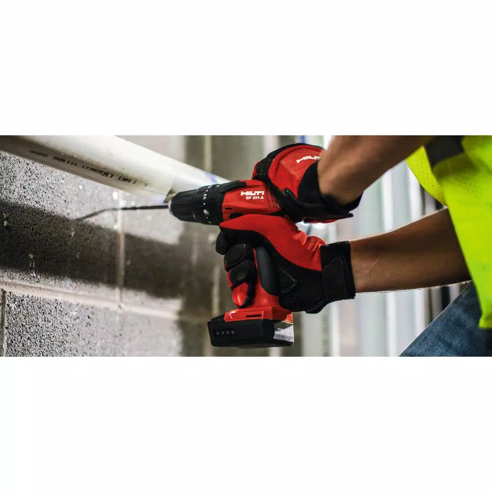 Hilti SF 2H-A 12V Cordless Hammer Drill Driver Kit with 2 Batteries, Charger, and Bag