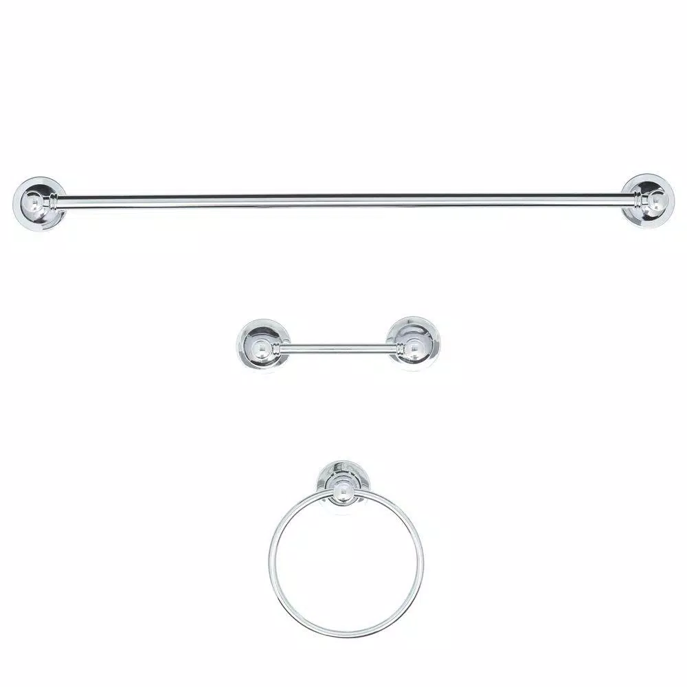 Delta Silverton 4-Piece Chrome Bath Hardware Set