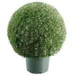 National Tree Company 22 in. Mini Boxwood Ball Artificial Topiary Tree in 9 in. Round Green Growers Pot thumbnail 1