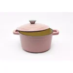 BergHOFF Neo 3 qt. Round Cast Iron Dutch Oven with Lid, Pink thumbnail 2