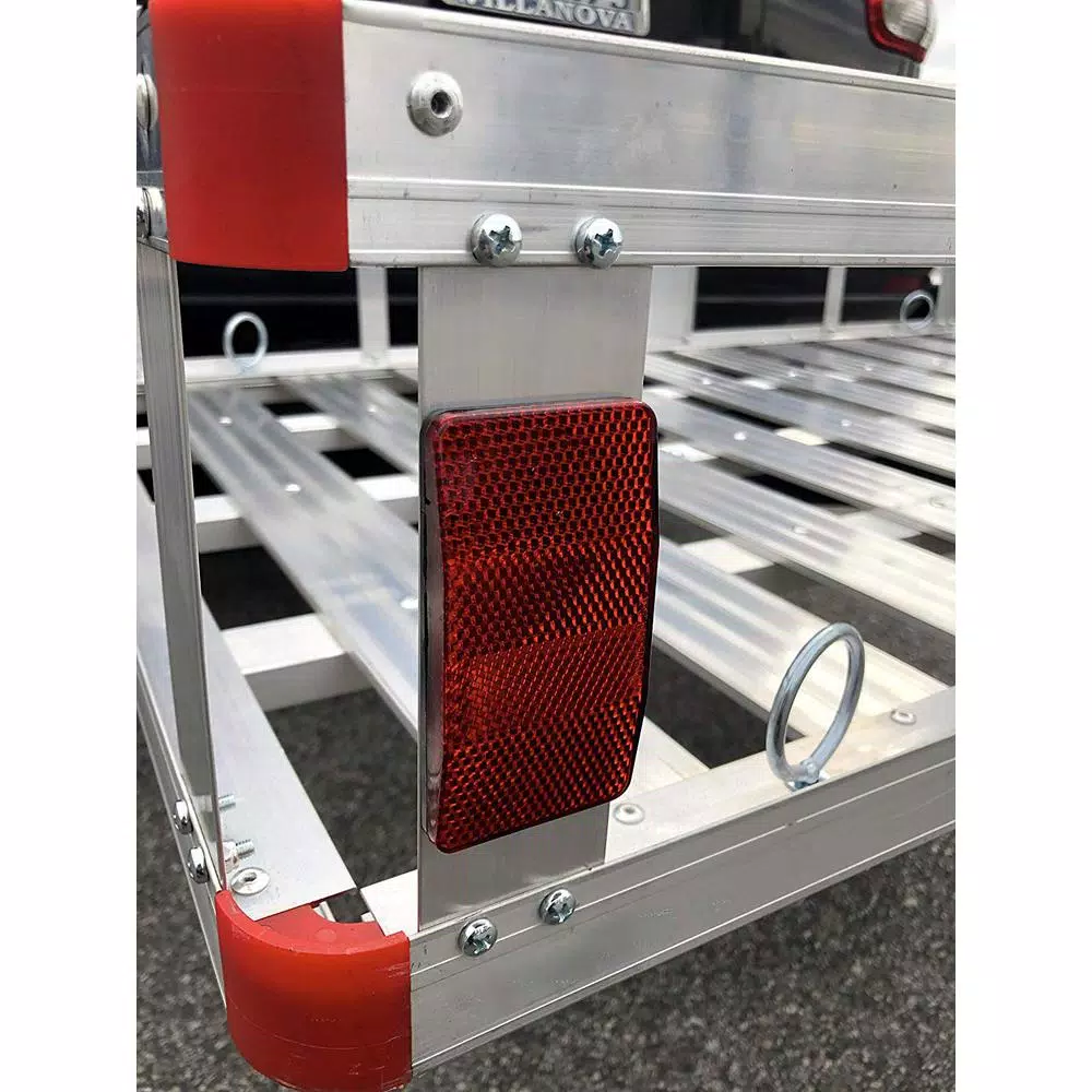 MaxxHaul 80779 Aluminum Hitch Mount Cargo Carrier with 47" Ramp, 500 lb Capacity, 2 in. Receiver