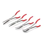 TEKTON 4-Piece Long Reach Pliers Set with Chrome Vanadium Steel thumbnail 1