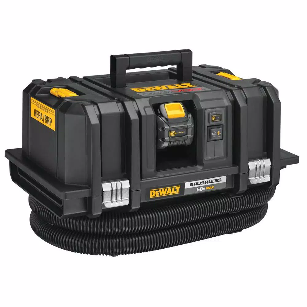 DEWALT FLEXVOLT 60V MAX Cordless Dust Extractor Kit with (2) 6.0Ah Batteries