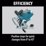 Makita 5007MG 7-1/4 in. 15 Amp Corded Magnesium Circular Saw with LED Light and Hard Case thumbnail 10