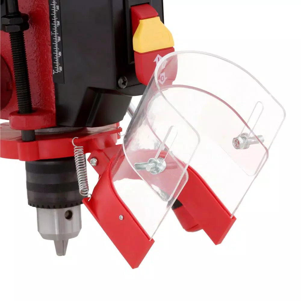 General International 8 in. Drill Press with 5-Speed Variable Speed and Laser Guide System