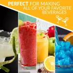 Taco Tuesday 40 oz. Frozen Beverage Station, Lime Green Ice Crusher & Slush Maker thumbnail 6