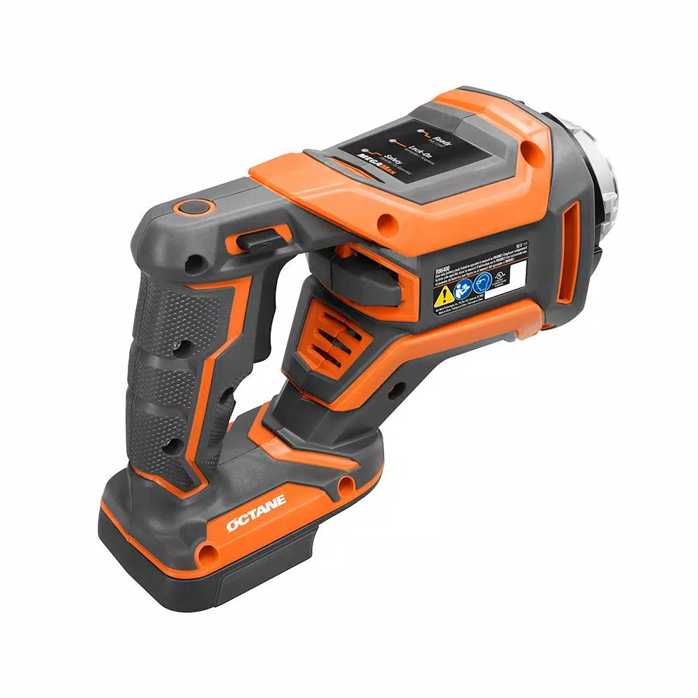 RIDGID 18V OCTANE MEGAMax Brushless Power Base with Reciprocating Saw Attachment