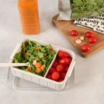 Kitchen Details Simplify Eco-Friendly Natural Plant Fiber Lunch Box Set, 2 Pack, Beige thumbnail 3
