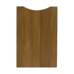 Oceanstar Bamboo Utensil Holder - Eco-Friendly Wavy Edge Kitchen Tool Organizer thumbnail 2