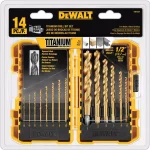 DEWALT 14-Piece Titanium Pilot Point Twist Drill Bit Set thumbnail 3