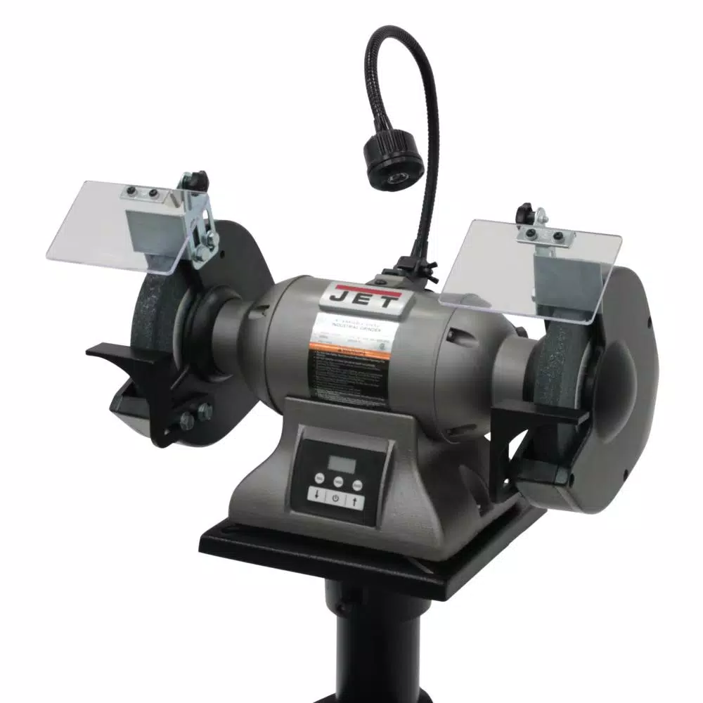 Jet IBG-8VS 8 in. Variable Speed Industrial Bench Grinder, 1 HP, 3600 RPM
